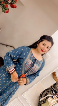 PEACOCK BLUE COTTON KURTI LONG