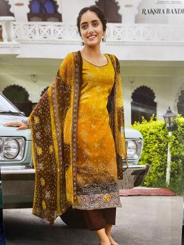 COTTON PRINTED SUITS LIGHT SEQUIN WORKED WITH COTTON PRINTED DUPATTA